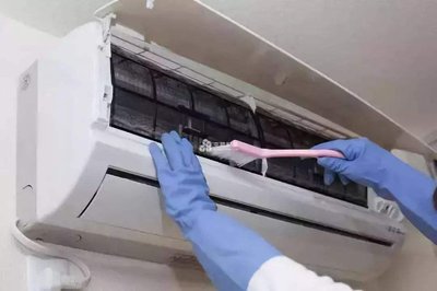 天桥区格力空调清洗保养现场